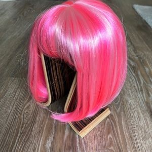 Pink wig